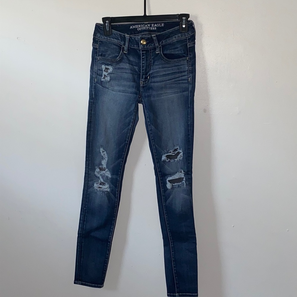 american eagle jeans, size 2, jeggings